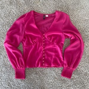 Pink size small h&m blouse